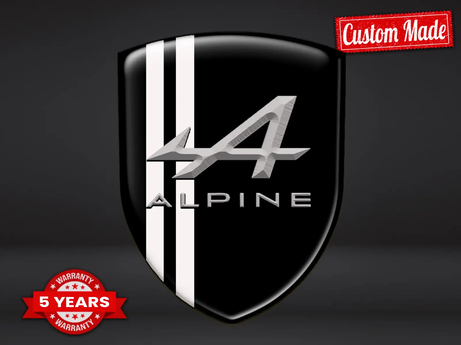 Alpina Gedruckte Logosticker Edition Premium Anpassbar